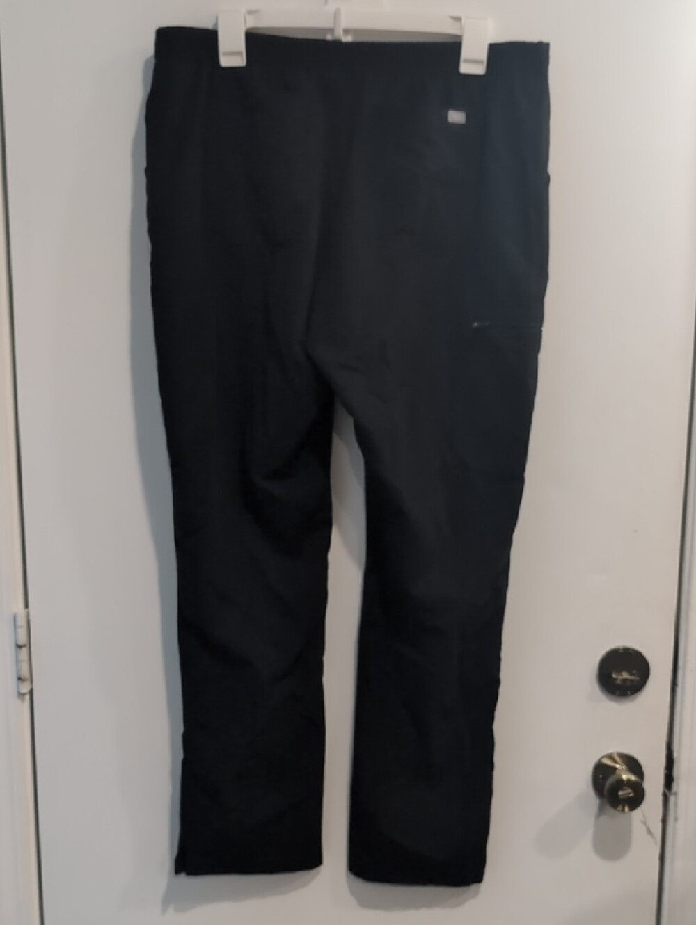 FIGS High-Waisted Yola Skinny Scrub Pants Black Size Large - Picture 7 of 7